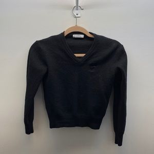 Versace collection black wool sweater